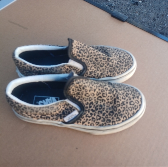Kids vans leopard print shoes - Picture 3 of 7